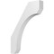 Ekena Millwork 3 1/2-in. W x 20-in. D x 28-in. H Legacy Architectural Grade PVC Knee Brace BRCP035X20X28LEC - alternate 1